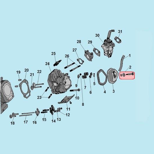 Головка цилиндра Champion GG7501E-3
